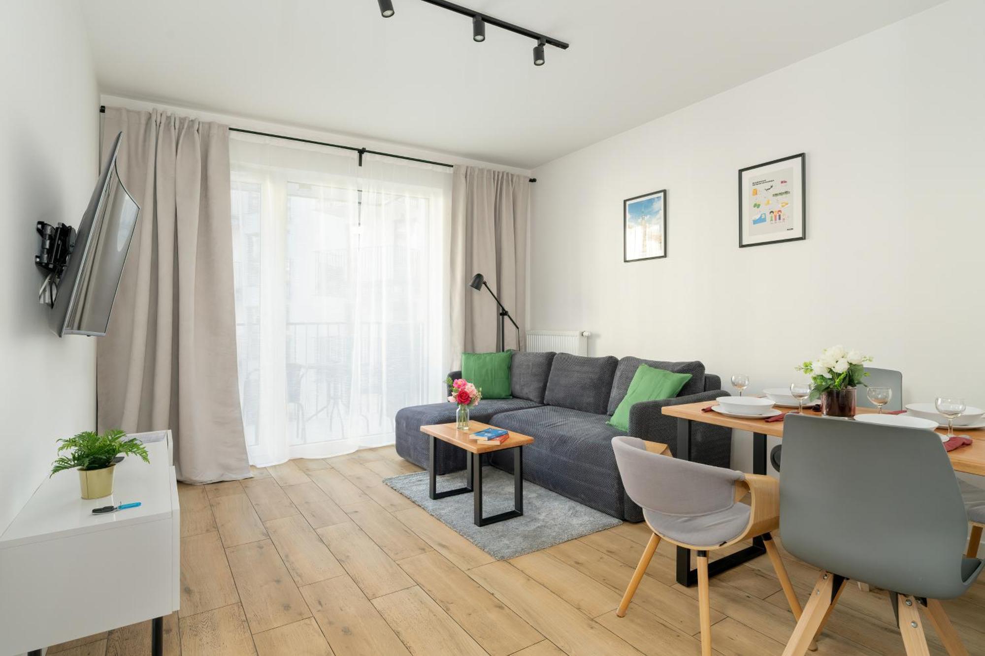 Stylish & Comfy Garbary Apartments With Parking By Noclegi Renters Poznan Bagian luar foto