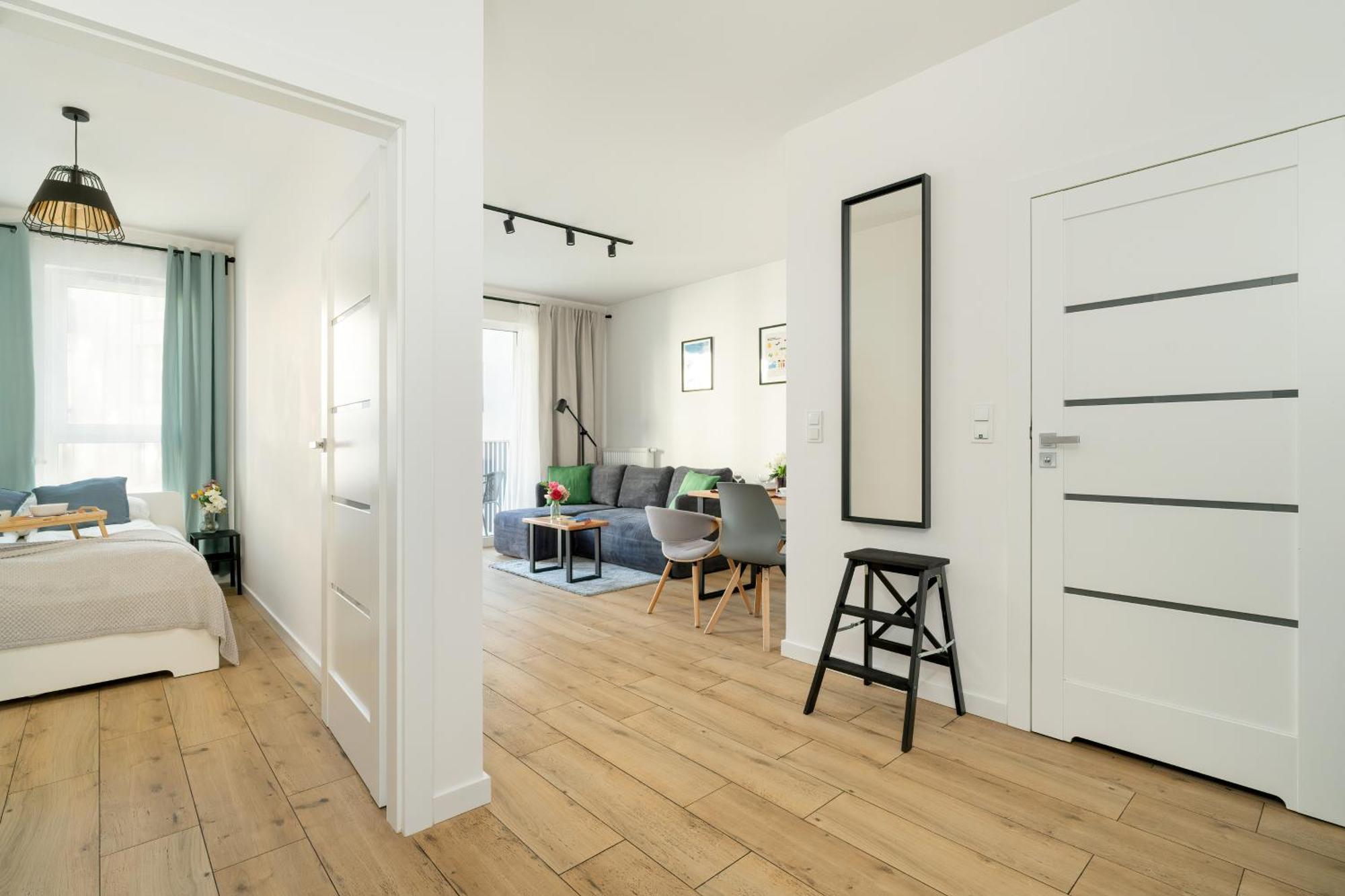 Stylish & Comfy Garbary Apartments With Parking By Noclegi Renters Poznan Bagian luar foto